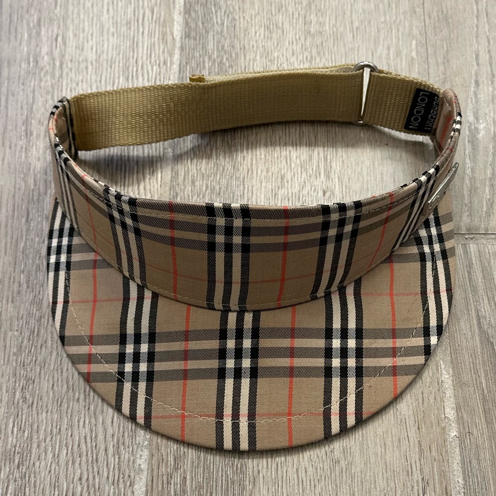 VTG 90’s Burberry Nova Check Visor